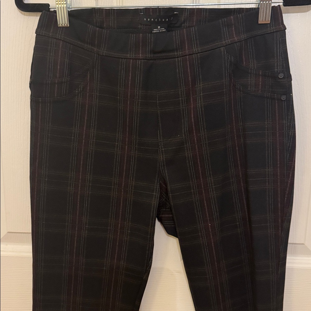 Anthropologie Sanctuary plaid pants